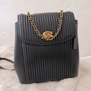 COACH Parker Convertible Backpack in Quilted Leather, RARE find!